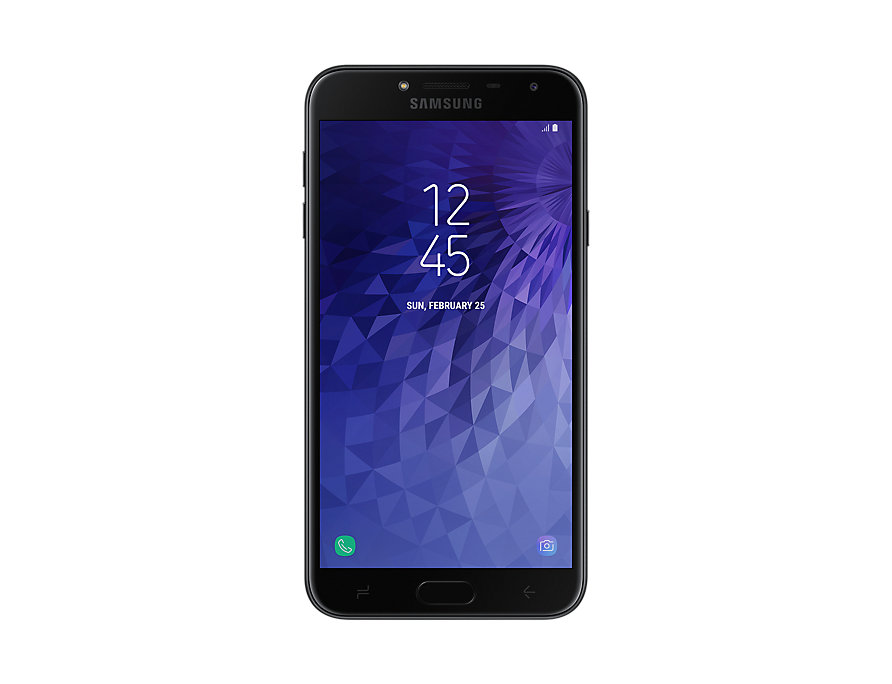 Galaxy J4 Front Black