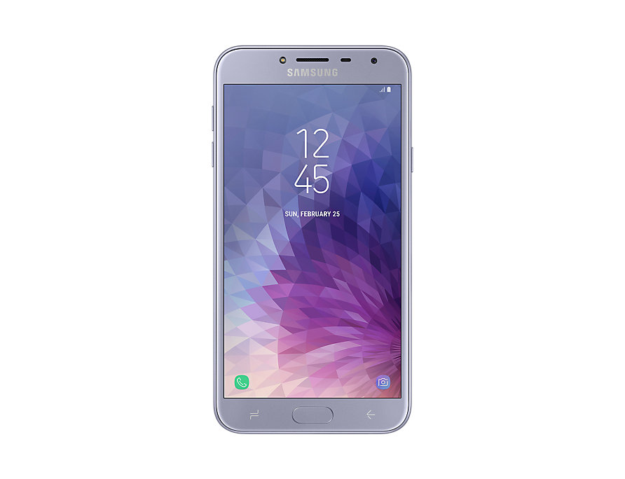 Galaxy J4 Front ORCHID GRAY