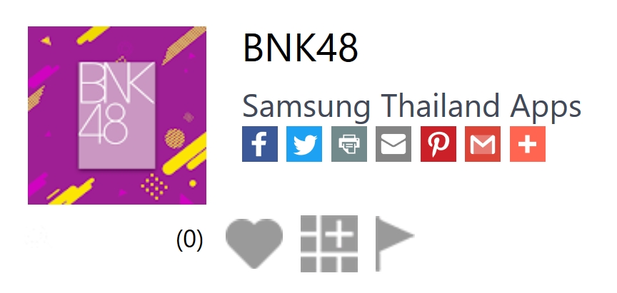 BNK48 App with Samsung Galaxy J - 1