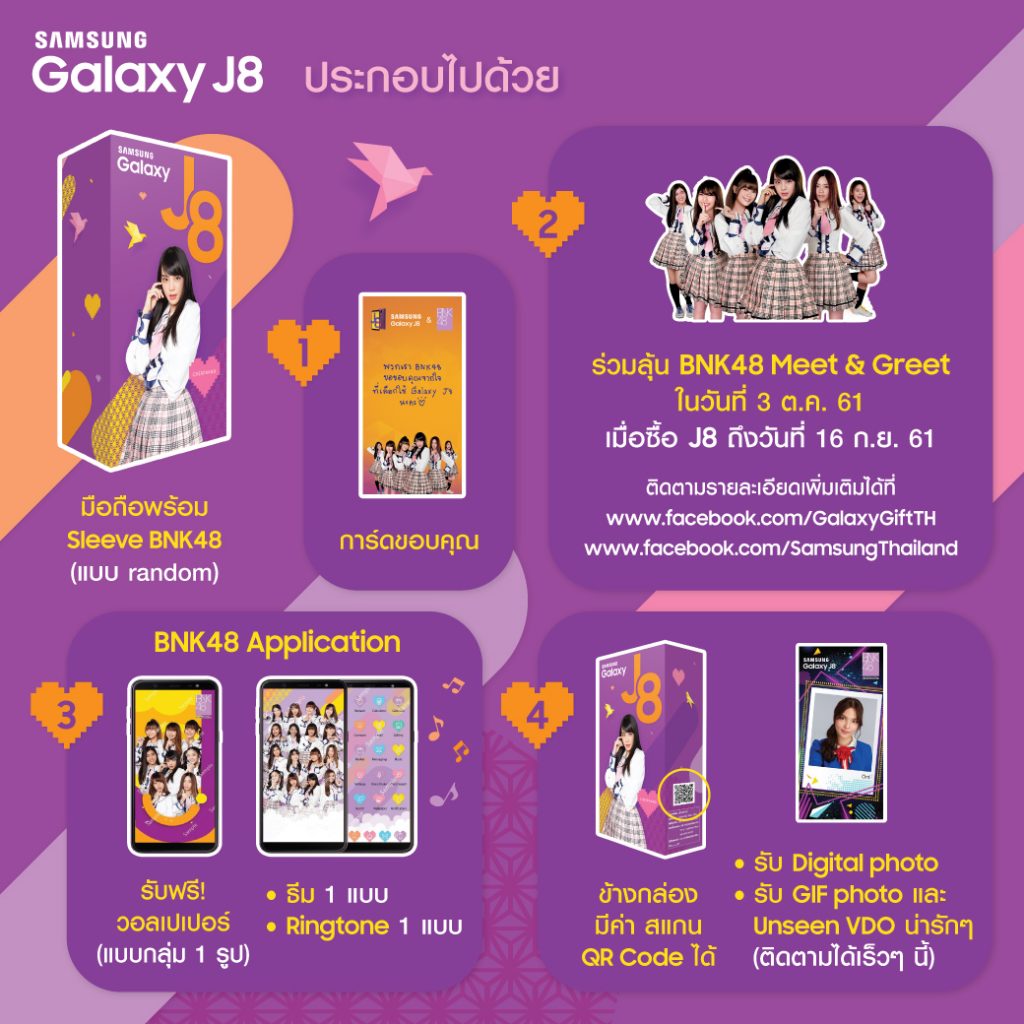 Samsung Galaxy J8 BNK48 Limited Edition BOXSET