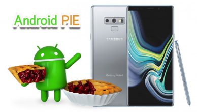 Samsung Galaxy Note 9 on Android Pie